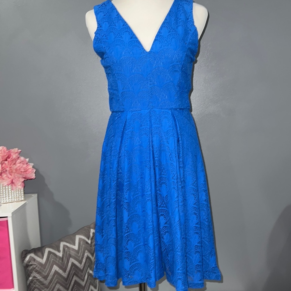 Royal blue dress